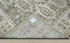 8x10 Gray, Brown, Beige Color Hand Knotted  100% Wool  Oriental Rug