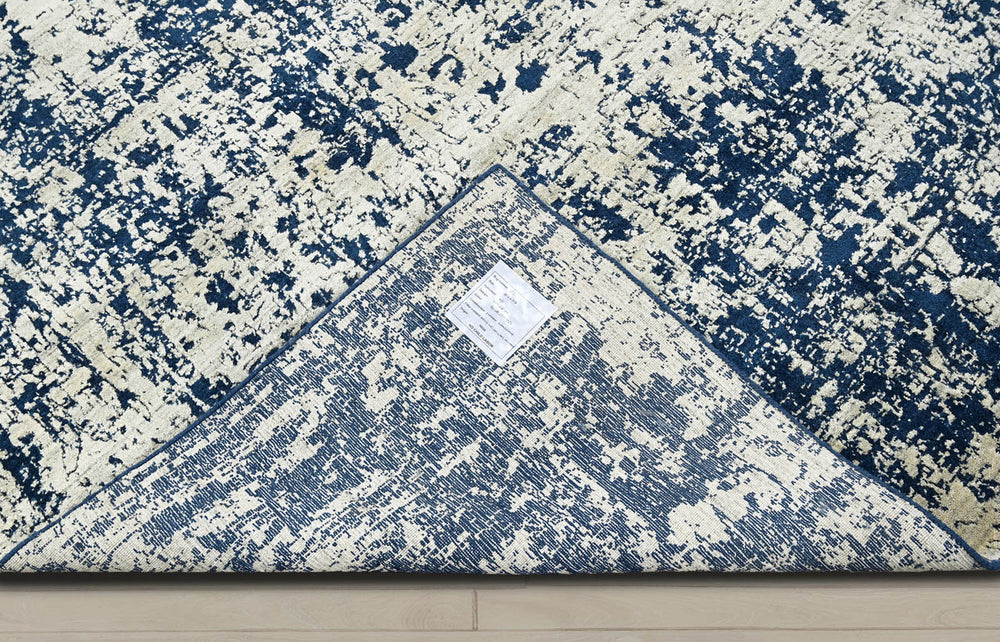 Multi Size Gray Blue Color Hand Knotted Oushak Wool Transitional Oriental Rug