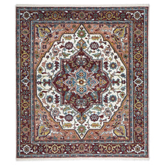 8x10 Gray
, Beige
, Teal
 Color Hand Knotted Oushak Wool Traditional Oriental Rug