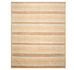 8x10 Tan, Aqua, Brown Color Hand Knotted  100% Wool Modern Oriental Rug