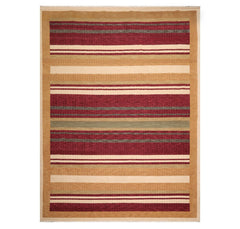 9x12 Burgundy, Tan, Sage Color Hand Knotted  100% Wool Modern Oriental Rug