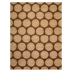 9x12 Olive, Beige, Brown Color Hand Knotted  100% Wool Transitional Oriental Rug