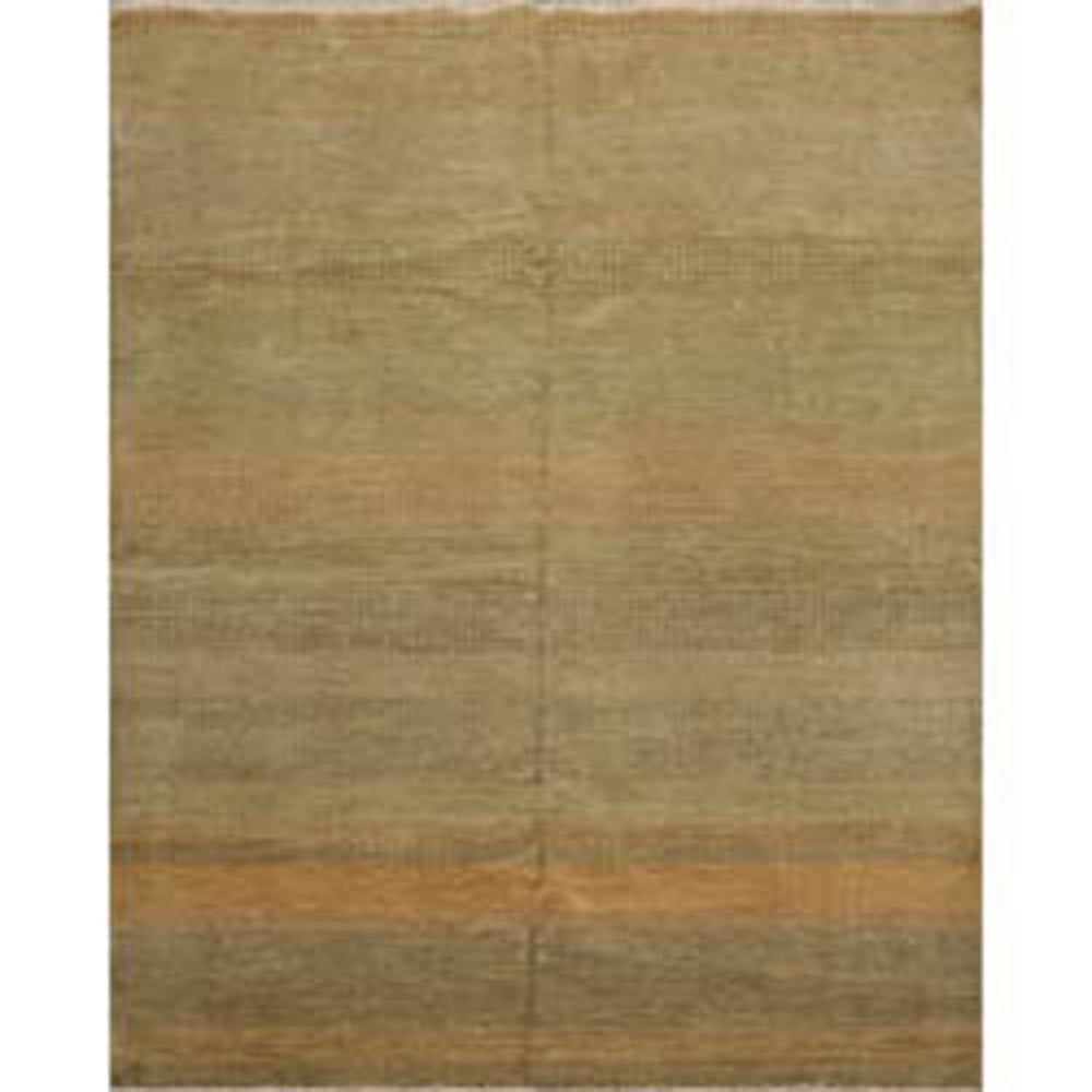 8x10 Moss, Gray, Beige Color Hand Knotted  100% Wool Modern Oriental Rug