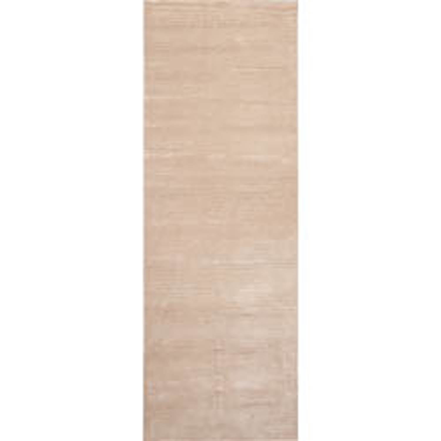 Runner Tone on Tone Beige, , Color Hand Knotted Tibetan 100% Wool Modern Oriental Rug
