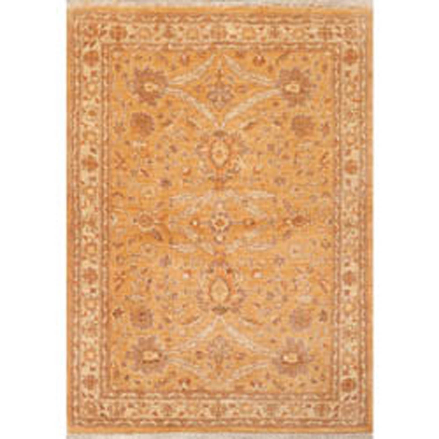 3x5 Caramel, Beige, Taupe Color Hand Knotted Chobi Peshawar 100% Wool Traditional Oriental Rug