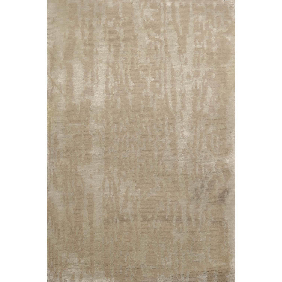 2x3 Tone on Tone Gray, , Color Hand Knotted  Wool & Silk Modern Oriental Rug