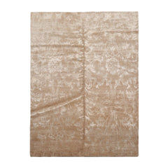 5x7 Beige, Camel, Gray Color Hand Knotted  100% Wool Traditional Oriental Rug