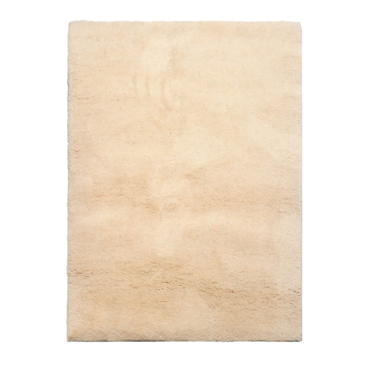 2x3 Ivory, , Color Hand Knotted Gabbeh 100% Wool Modern Oriental Rug