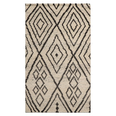 Knotted Rug Beige Hand Knotted 3'0''x5'0" Afghan Moroccan Traditional Tribal Wool Oriental Area Rug