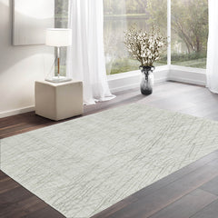 4x6 Tone On Tone Gray, , Color Hand Knotted  100% Wool Modern & Contemporary Oriental Rug