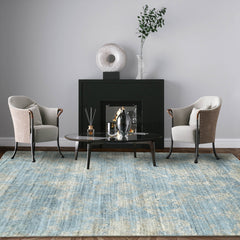 Multi Size Celadon Beige Green Color Hand Knotted Oushak Wool Transitional Oriental Rug