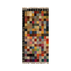 Knotted Rug Hand Knotted 3'8''x6'10'' Modern Contemporary Wool Oriental Area Rug