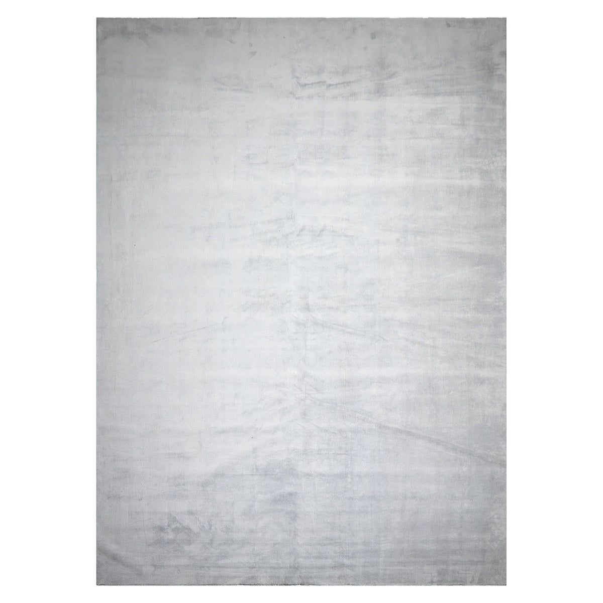 Knotted Rug Gray Hand Knotted 13'7''x18'5" Modern Tibetan 100% silk Oriental Area Rug