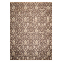 Knotted Rug Brown Hand Knotted 10'1''x13'10" Transitional Nourison Nourmak Soumak Reversible Wool Oriental Area Rug