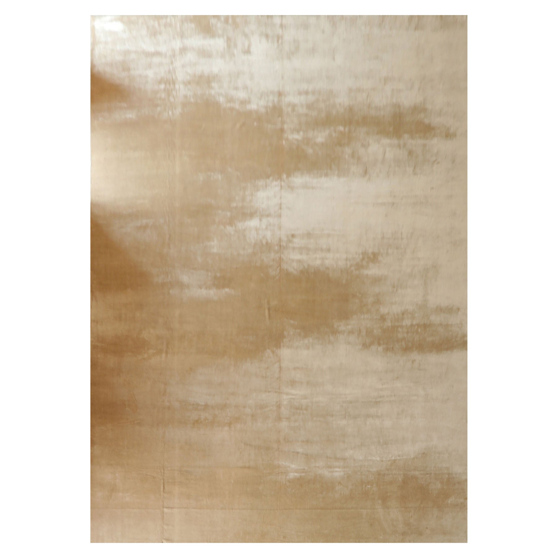 Multi Size Beige Color Hand Knotted Tibetan 100% Silk Contemporary Oriental Rug