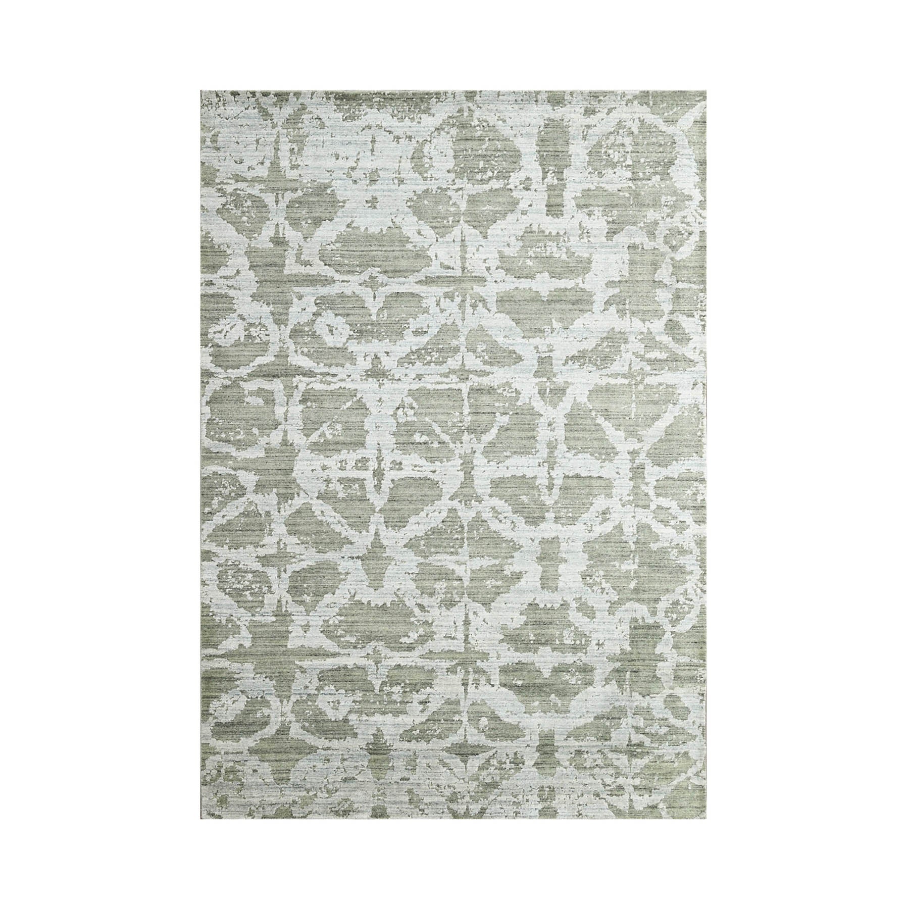 Multi Size Tone On Tone Gray Color Hand Knotted Oushak Wool Transitional Oriental Rug