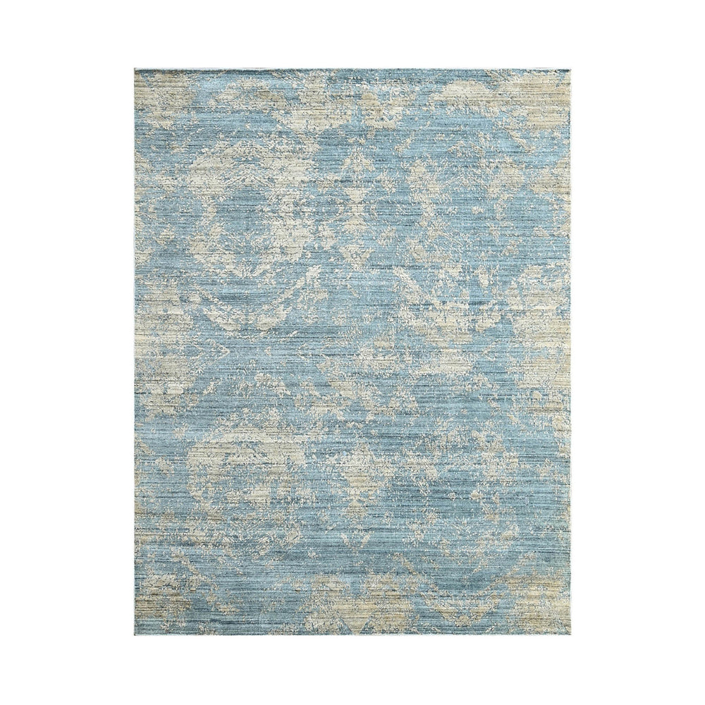 Multi Size Celadon Beige Green Color Hand Knotted Oushak Wool Transitional Oriental Rug
