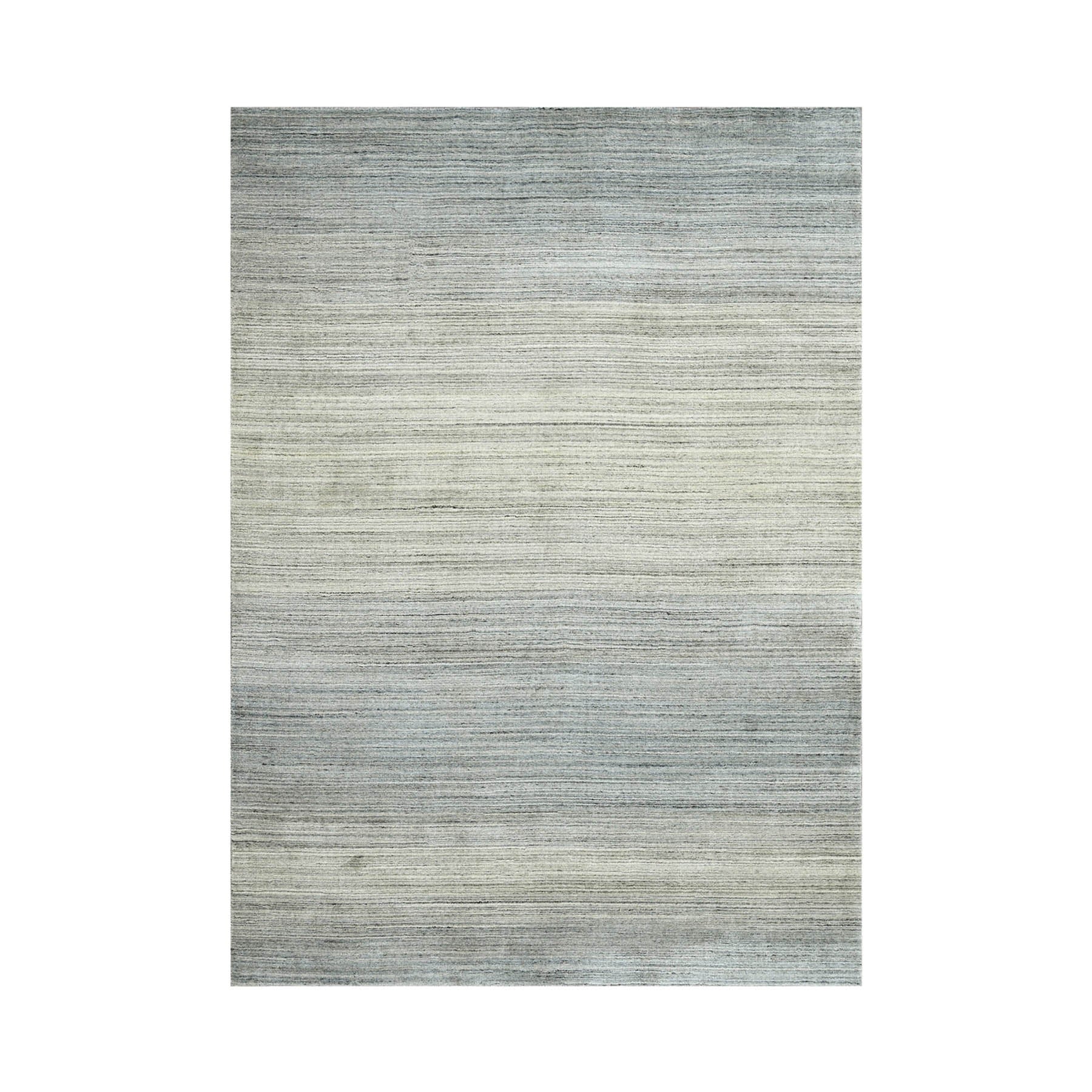 Multi Size Tone On Tone Gray Color Hand Knotted  Wool Modern & Contemporary Oriental Rug