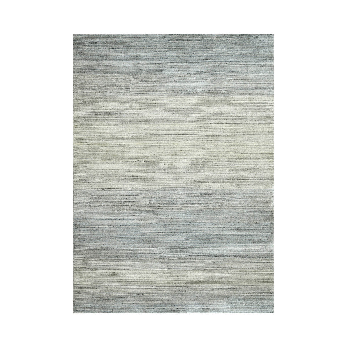 Multi Size Tone On Tone Gray Color Hand Knotted  Wool Modern & Contemporary Oriental Rug