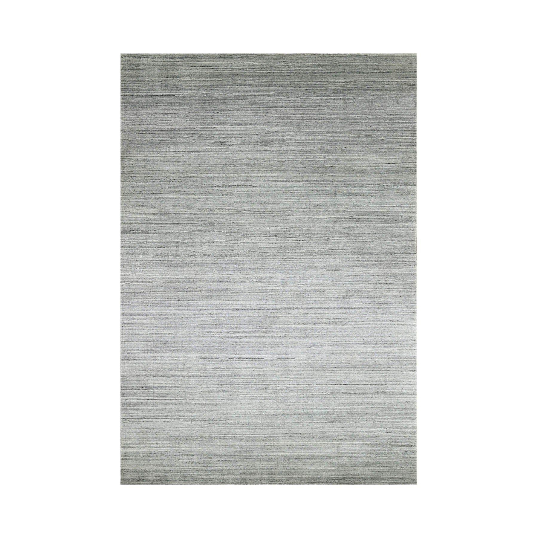 Multi Size Tone On Tone Gray Gray Silver Color Hand Knotted Tibetan Wool Modern & Contemporary Oriental Rug