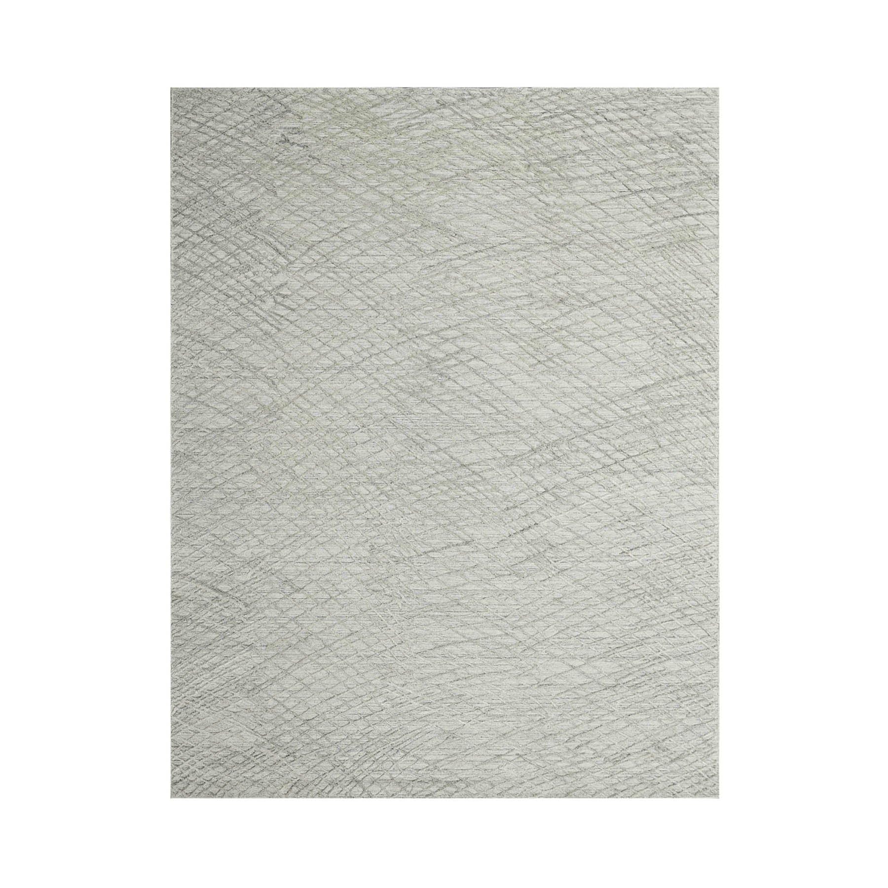8x10 Gray, , Color Hand Knotted  100% Wool Modern & Contemporary Oriental Rug