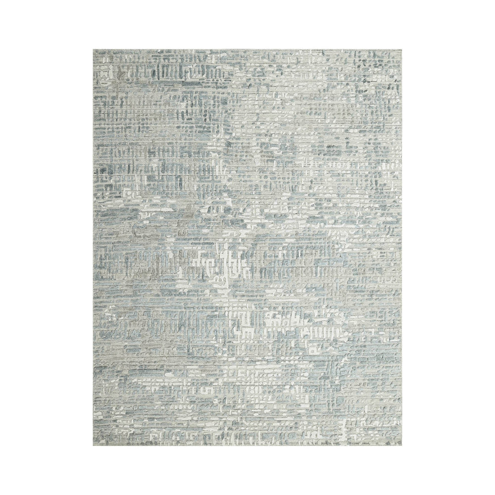 Multi Size Tone On Tone Gray Color Hand Knotted Tibetan Wool Modern & Contemporary Oriental Rug