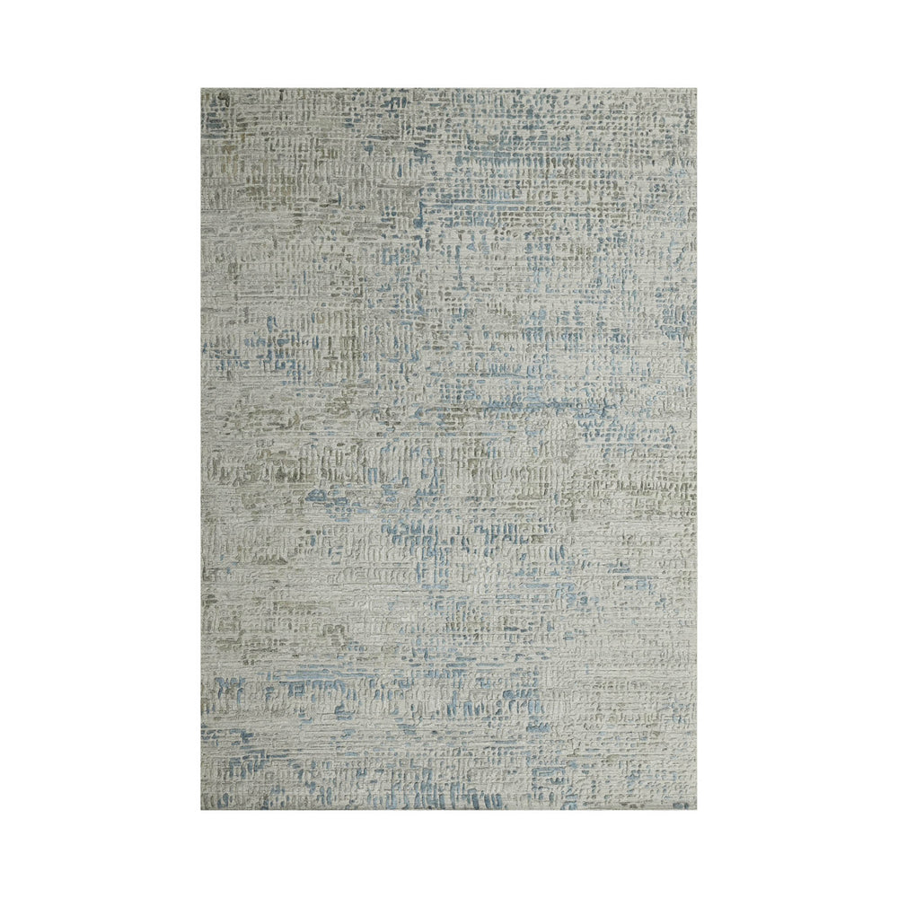 Multi Size Gray Beige Blue Color Hand Knotted Tibetan Wool Modern & Contemporary Oriental Rug