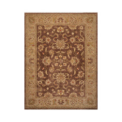 9x12 Brown, Tan, Sage Color Hand Knotted Chobi Peshawar 100% Wool Traditional Oriental Rug